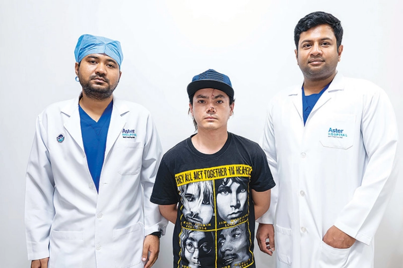 Fractured nose reconstructed by doctors regains usual sense
